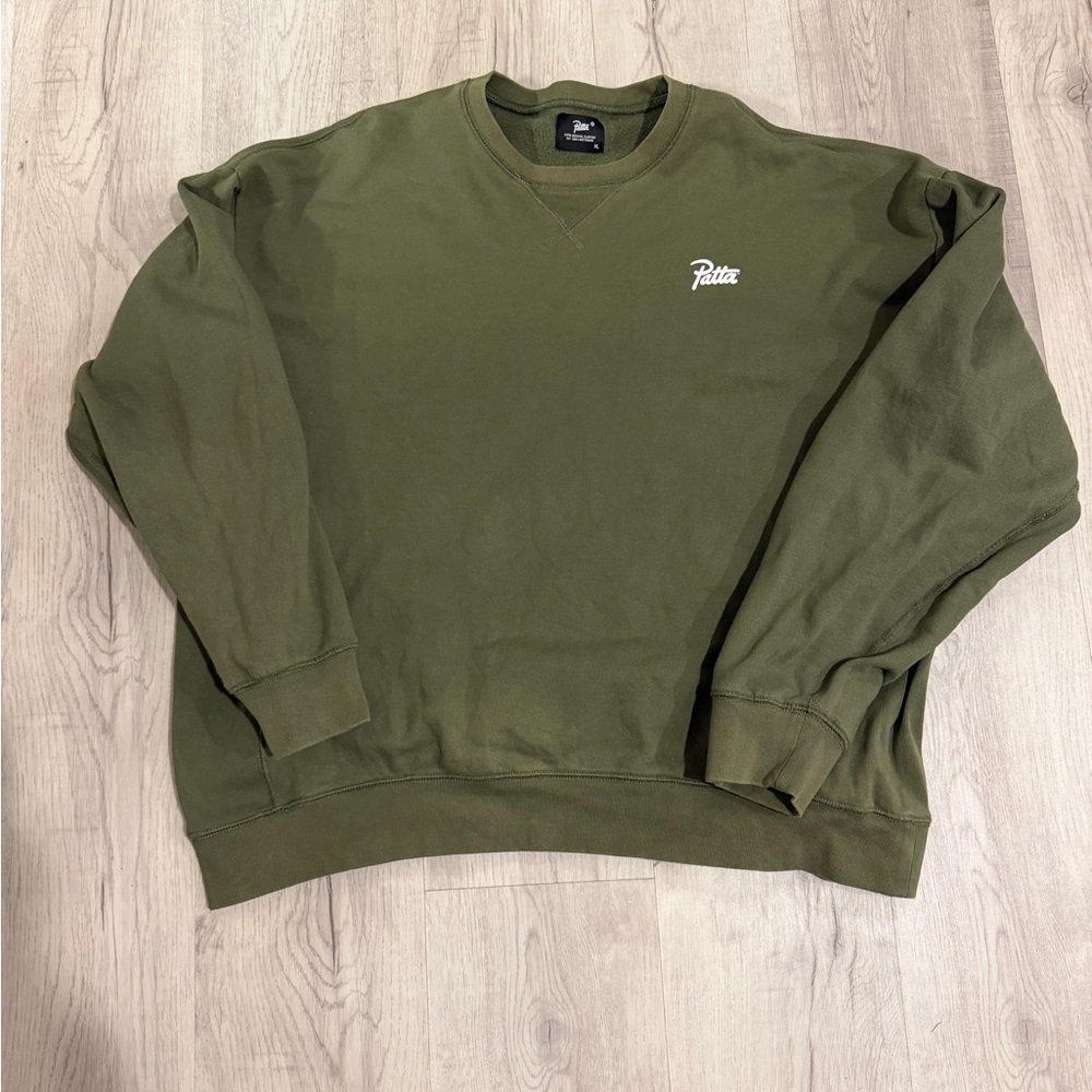 Patta Men's Forest Green Crewneck Sweater